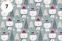 Winter Holiday's vinyl collection- 12x12 sheets- 10 designs available