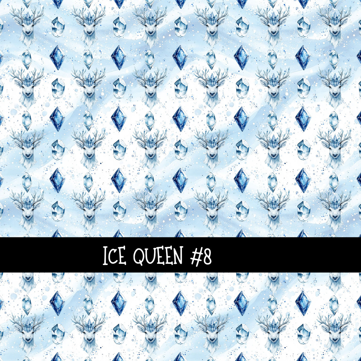 Ice Queen Collection vinyl sheets 12 Patterns to choose from