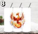 Fire of a Phoenix UV DTF Decal