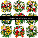 Richie Rich UV DTF Decal sheets 11 Designs available