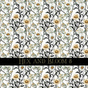 Hex and Bloom Vinyl collection- 12x12 vinyl sheets-16 designs available