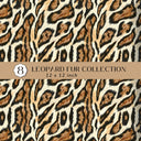 leopard Fur Collection Vinyl collection- 12x12 vinyl sheets-10 designs available
