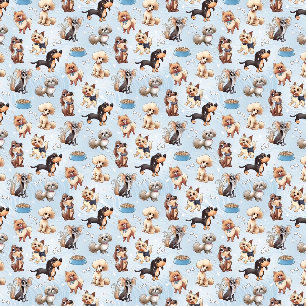 Cute Dogs Collection Vinyl collection- 12x12 vinyl sheets-12 designs available