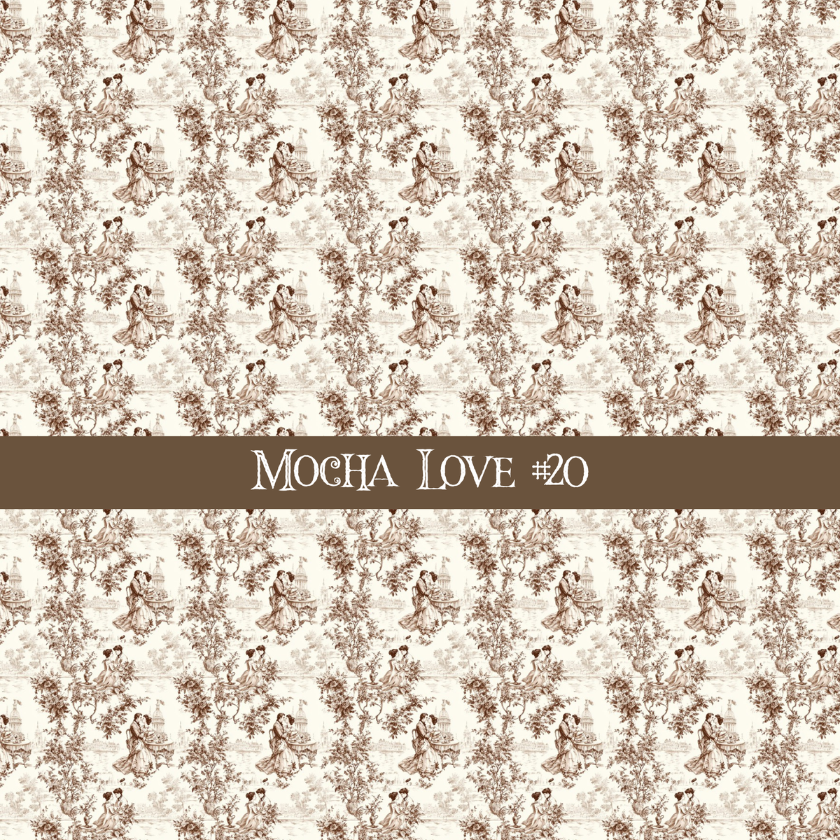 Mocha Love- vinyl sheets 20 (Patterns to choose from)