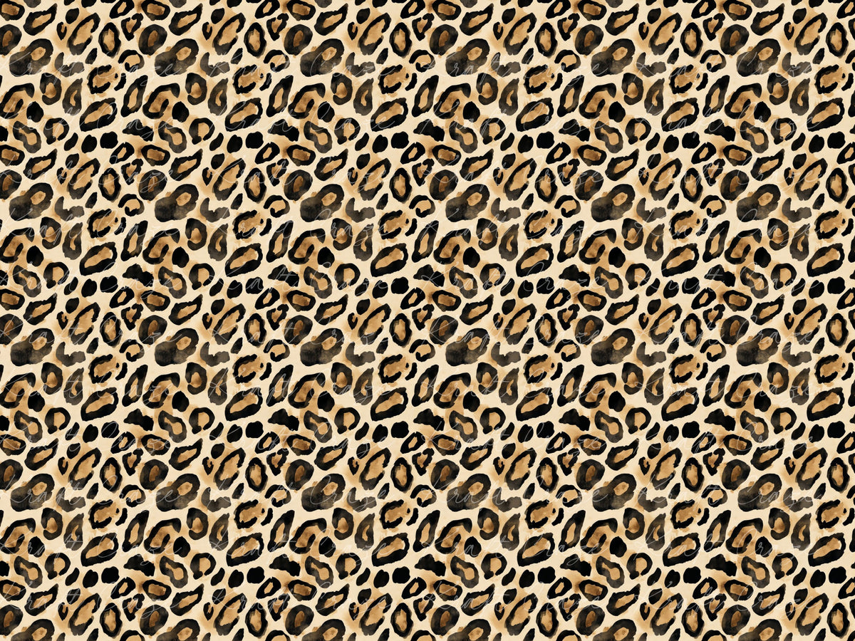 Golden Halloween Leopard Collection 12x12 Vinyl Sheets-12 Designs Available