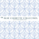 Blue Coquette Collection Vinyl collection- 12x12 vinyl sheets-20 designs available