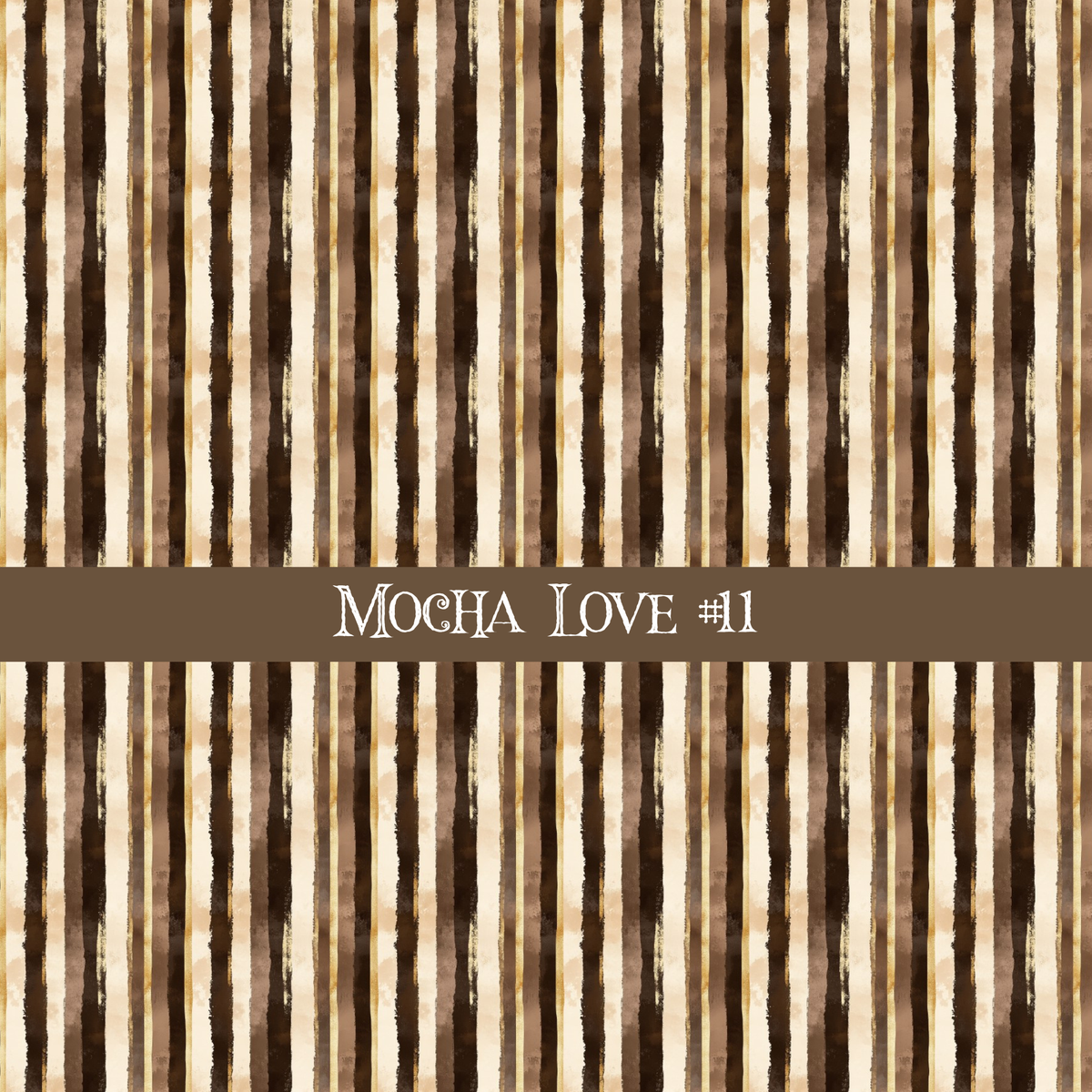 Mocha Love- vinyl sheets 20 (Patterns to choose from)