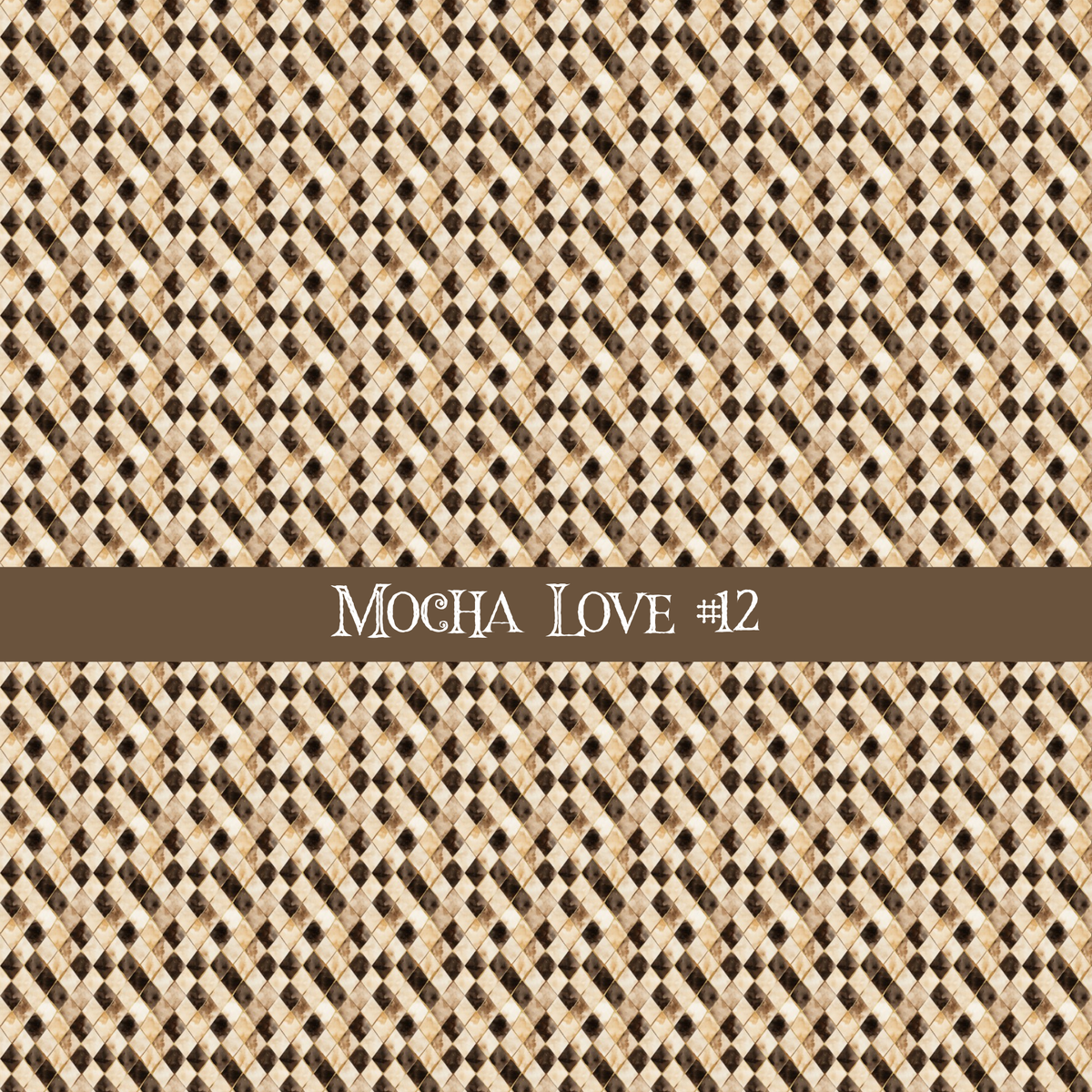 Mocha Love- vinyl sheets 20 (Patterns to choose from)