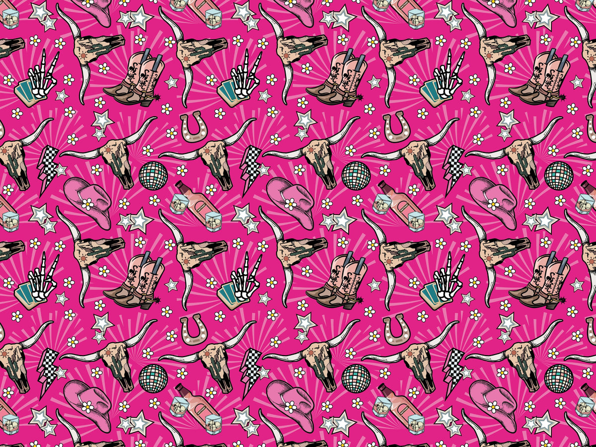 Colorful Western 12x12 Vinyl Sheets- 9 Designs Available