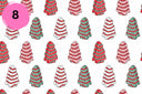 Christmas Cakes vinyl collection- 12x12 sheets- 12 designs available