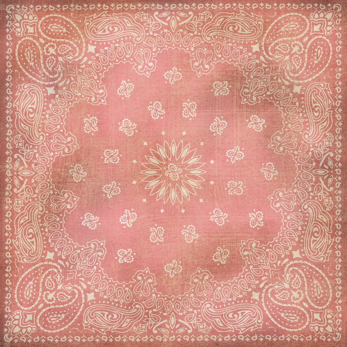 Vintage Bandana Collection Vinyl collection- 12x12 vinyl sheets-18 designs available