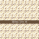 Mocha Love- vinyl sheets 20 (Patterns to choose from)