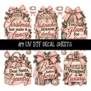 Bougie Nutcracker Coach UV DTF Decal sheets 11 Designs available