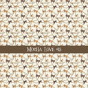 Mocha Love- vinyl sheets 20 (Patterns to choose from)
