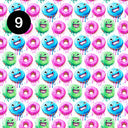 Neon Halloween 12x12 Vinyl Sheets- 10 Designs Available