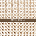 Mocha Love- vinyl sheets 20 (Patterns to choose from)