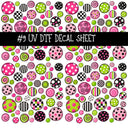 Flock Around UV DTF Decal sheets 11 Designs available