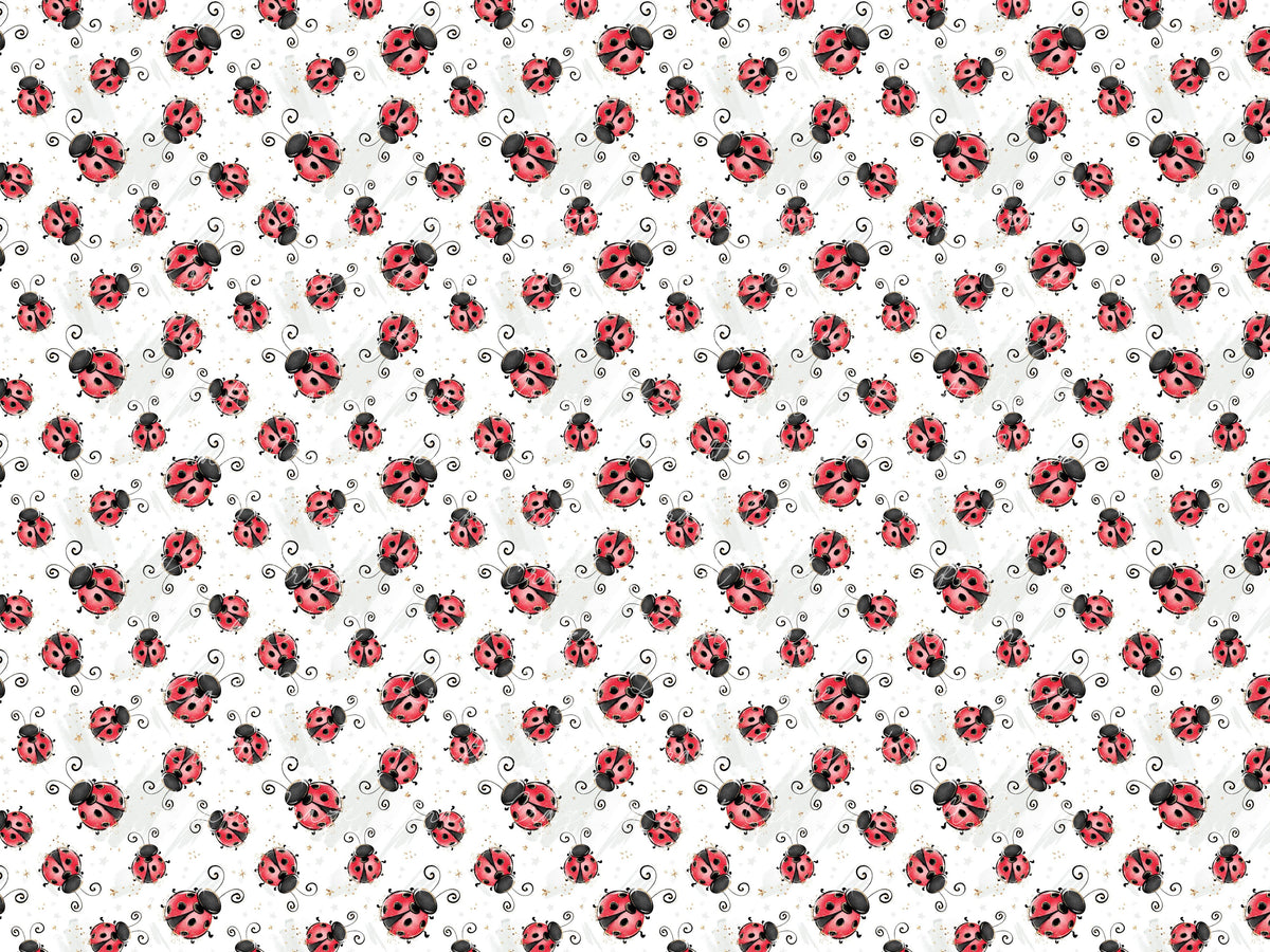 Cute Ladybug Collection Vinyl collection- 12x12 vinyl sheets-14 designs available