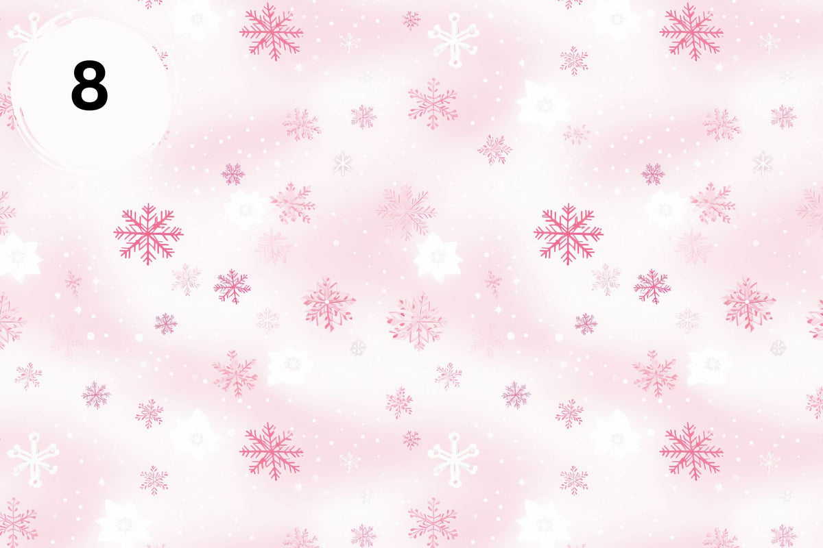 Dreaming of a Pink Christmas vinyl collection- 12x12 sheets- 12designs available
