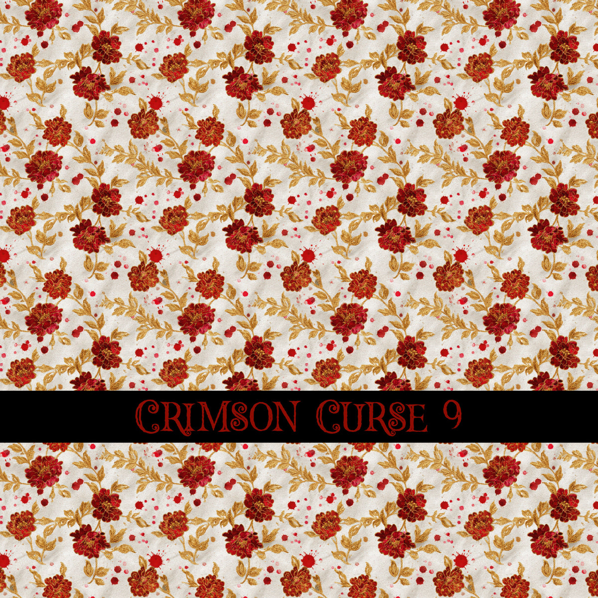 Crimson Curse Vinyl collection- 12x12 vinyl sheets-14 designs available