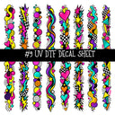 Popart Girls UV DTF Decal sheets 14 Designs available