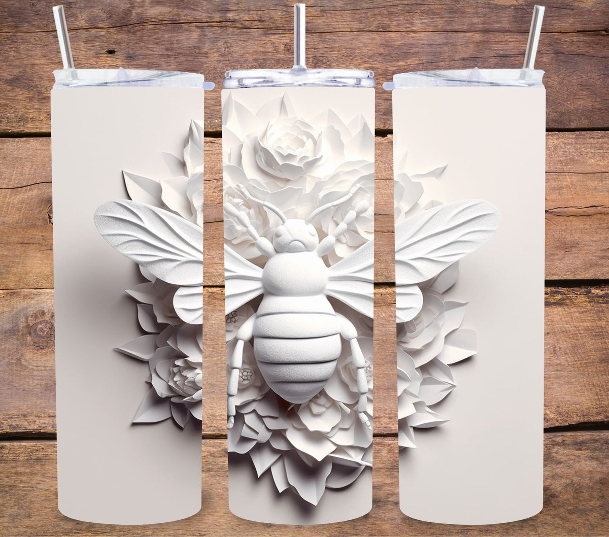 3D Bee Tumbler Wraps- 7 Designs