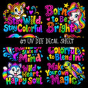 Let's Be Frank UV DTF Decal sheets 11 Designs available