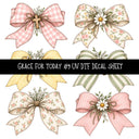 Grace for today UV DTF Decal sheets 12 Designs available