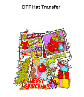 Mount Crumpit DTF Patch and DTF Hat Bill Transfer