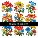 Pippi UV DTF Decal sheets 12 Designs available