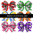 Monopoly UV DTF Decal sheets 11 Designs available