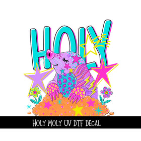 Holy Moly UV DTF Decal