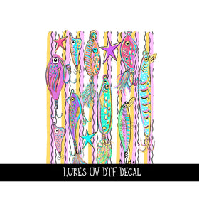 Lures UV DTF Decal
