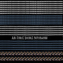 Air Force Doodle Patchwork Set