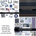 Air Force Doodle Patchwork Set