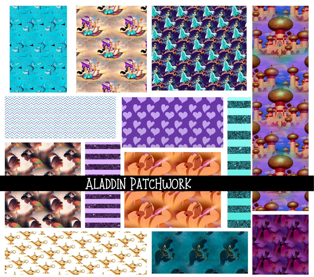 Aladdin Doodle Patchwork Set