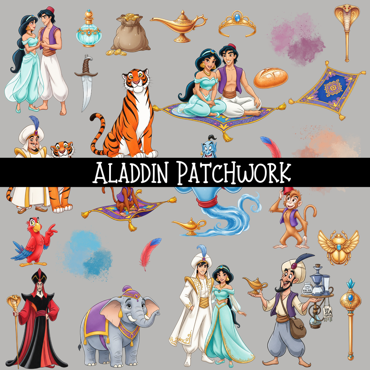 Aladdin Doodle Patchwork Set
