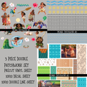 Moana Doodle Patchwork