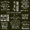 Alice Quotes #3 UV DTF Decal sheets 5 Color Options  available