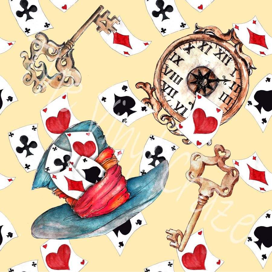 Alice in W Adhesive Vinyl Wraps - 3 design options