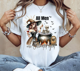 All men are cremated equal DTF Transfers