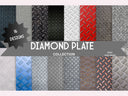 Diamond Plate Collection Vinyl collection- 12x12 vinyl sheets-16 designs available