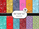 Bandana Collection Vinyl collection- 12x12 vinyl sheets-12 designs available