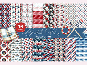 Coastal Vibes Collection Vinyl collection- 12x12 vinyl sheets-16 designs available