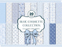 Blue Coquette Collection Vinyl collection- 12x12 vinyl sheets-20 designs available