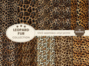 leopard Fur Collection Vinyl collection- 12x12 vinyl sheets-10 designs available