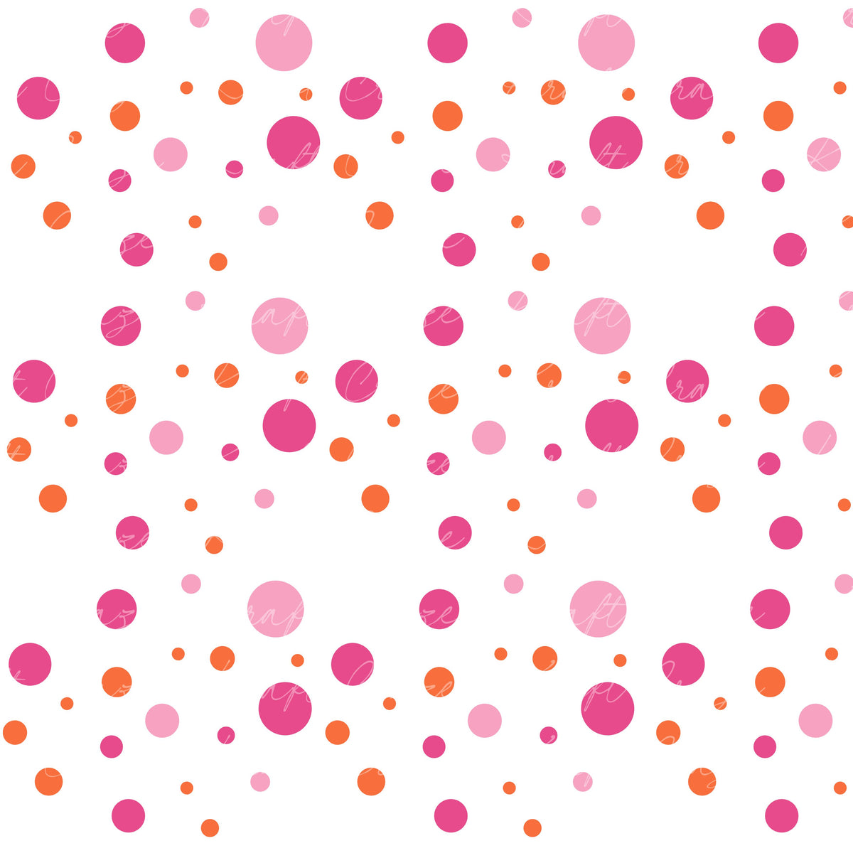 All the Polka Dots UV DTF Decal accent Sheet 10x10 3 Color options