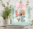 Camping Love Glass Block Decal