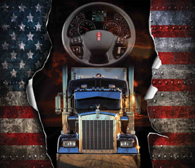 American Truck 20 or 30 oz Skinny Adhesive Vinyl Wrap