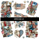 American UV DTF Decal sheets 5 design sheets available